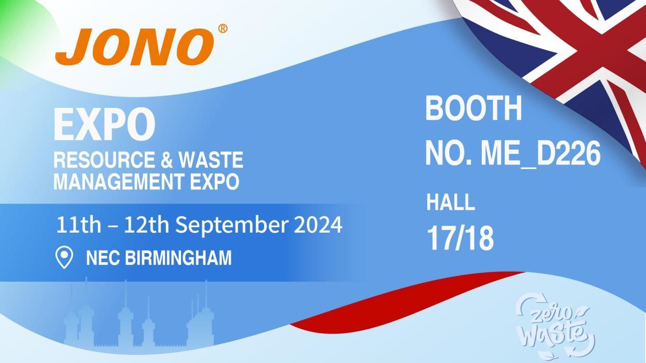 Exhibition News -- JONO's  Attendance At Resource & Waste Management Expo 2024 (RWM)
